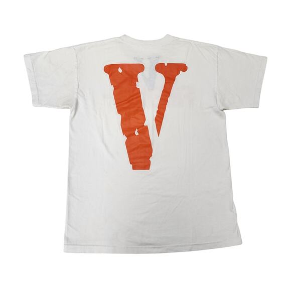 VLONE x Fragment Design FRIENDS Cotton T-Shirt White Large - Preowned - Picture 2 of 8